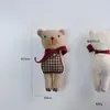 Acessórios de tecido artesanais com tema Floresta Xinyou, bonecas de animais em desenho animado bordadas, roupas, bolsas, enfeites, pingentes