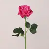Qi Hao Arte Floral Nuevo Producto: Pequeñas Ramas de Flores de Seda Fragantes de Shangri-La, Tacto Hidratante, Flores de Seda para Decoración de Bodas Rosas