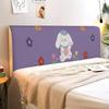 Juego de funda de cama con dibujos animados, todo incluido, elástica, para el respaldo de la cama, universal para las cuatro estaciones, con protección antipolvo, extraíble y lavable.