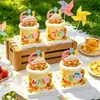 Feliz Día del Niño Decoración de Pastel Arcoíris Topper Festival del Día del Niño Mesa de Postres Fiesta Adornos de Gomitas