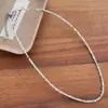 Design de Nicho 2mm Pérola de Concha de Água Doce Natural Colar Feminino Diário Versátil Corrente de Clavícula Personalizada de Alta Qualidade