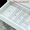 Caja de Almacenamiento con Particiones para Cajones Transfronteriza Tocador Caja de Almacenamiento de Cosméticos Incorporada Acrílica Transparente Caja Organizadora de Escritorio