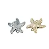 Hebilla decorativa de metal con forma de estrella de mar, estilo europeo y americano transfronterizo, conector de tirante para traje de baño de alta gama, hebilla para bufanda, hebilla de ajuste para cinturón