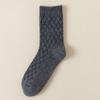 Calcetines de Lana para Otoño e Invierno, Calcetines Altos para Mujer, Casuales y Sencillos, Calcetines Cálidos y Engrosados, Calcetines de Cachemira Ultra Gruesos de Tubo Medio