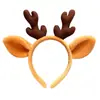 Diadema navideña transfronteriza Diadema con lazo de árbol de Navidad Pasador decorativo lindo Diadema de cuernos de alce Accesorios para el cabello al por mayor