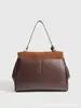 Bolso Kelly de Velour Esmerilado para Mujer Bolso Tote Retro con Cierre y Asa Gran Capacidad Bolso Grande para Axila Bolso de Hombro Único Cruzado