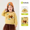 Chegada Nova 10% de DescontoMoletom de Lã Infantil Dudu Inverno Espessado Top Infantil Roupa de Menina Roupa Quente