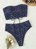 Bikini Sexy sin Tirantes Estampado Estilo Europeo y Americano Nuevo 2026 para Mujer, Popular en Aliexpress y Amazon