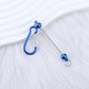 Carabina de Calabaza con Cuentas DIY de Venta Caliente Cerradura en D Colgante de Metal Llave Hebilla Pequeña Accesorios para Mochila Listos para la Entrega