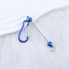 Mosquetón de Calabaza con Cuentas DIY Transfronterizo Colgante Metálico Llave Hebilla Pequeña Hebilla de Bloqueo en Forma de D Accesorios para Mochila Listos para Entrega