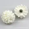 33 peças de cabeças de flores artificiais tipo rosa e peônia, na cor branco leitoso, estilo europeu, para DIY de acessórios de cabelo, guirlandas e decoração de casa, adequadas para arranjos florais