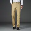 Pantalones Casuales para Hombre Otoño Nuevo Estilo Pantalones de Otoño para Hombres Jóvenes Pantalones Sueltos de Pierna Recta para Hombres de Mediana Edad Papá Pantalones de Negocio para Hombres