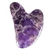 Placa Gua Sha Natural de Aventurina em Formato de Coração para Uso Doméstico, Massageador Facial, Atacado, Ferramenta Meridianiana Quente de Venda Transfronteiriça