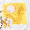 Bufanda pequeña multifuncional de Corea del Sur, pañuelo cuadrado pequeño con pintura al óleo original, bufanda pequeña versátil decorativa para primavera y otoño, diadema para el cabello que reduce la edad, pañuelo para la cabeza