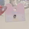 Colección de Pendientes de Hueso de Titanio Estilo Coreano, Pendientes de Lujo Ligero con Lazo para Mujer, Accesorios Sencillos para Orejas con Pasador de Plata S925