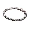 Pulsera Yuhong de Gama Alta con Patrón de Paz Vajra Pulsera Retro Personalizada Moda Sencilla de Nicho Venta Directa de Fábrica