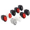 Interruptor de barco KCD1 trípode, dos patas, dos velocidades, tres velocidades con luces, interruptor basculante ovalado de barco 6A/250V