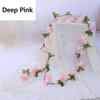 Simulación de Flor de Cerezo Polvo Suave Flor Enredadera Rosa Claro Rosa Oscuro Champagne Tira de Flor de Cerezo 2 m 135 Flores Amazon Boda Comercio Exterior