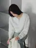 Artículo de OportunidadAgotado y retirado de los estantes. Chaqueta ajustada de cuello redondo con textura, nuevo estilo primavera 2026 top 90280