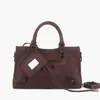 Bolso de Moda Transfronterizo Nuevo Bolso Cruzado Bolso de Mujer Bolso para Motocicleta Bolso Tote de Hombro Portátil de Alta Gama para Mujer