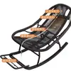 Mecedora, sillón reclinable, mecedora de patio, mecedora lounge ampliada, mecedora de arcoíris de ratán, sillón reclinable de ocio para sala de estar en casa