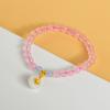 Pulsera de jade azul marino con polvo de cristal natural al por mayor, colgante con hebilla Ping An, nueva pulsera original de lujo con luz de nicho chino para mujer.