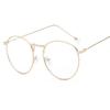 2021 Nuevo Estilo Perla Lentes Lisos Lentes para Mujer con Luz Anti-Azul Montura de Metal Ultraligera con Montura para Lentes de Miopía