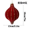 Bolas de Navidad Aterciopeladas de Tamaño Grande, Multicolor, de Forma Única, Adornos Navideños Pintados para Árbol, Bolas Decorativas para Ambiente Festivo, Personalizables