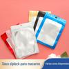 Saco de embalagem autovedante cor macaron ferragens para joias saco de armazenamento selado cor em estoque acessórios para equipamentos de pesca saco composto