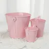 Enfeites de Balde de Lata Rústico Doces Casa Varanda Vaso de Flores Folha de Flandres Vaso para Suculentas Decoração de Mesa Vaso de Flores Estilo Rústico