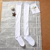 Calcetines de Navidad para Mujer, Calcetines de Halloween, Calcetines de Tubo Alto, Cosplay de Festival Europeo y Americano, Calcetines Largos de Tubo de Color Sólido, Medias