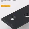 Bisagra de puerta de acero inoxidable de 360 grados, bisagras superiores e inferiores para puerta de gabinete, bisagra oculta de pico de pollo en forma de 7 giratoria, bisagra pivotante de puerta
