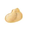 Broche Abstrato de Alto Padrão Exagerado e Único com Textura de Casca de Metal, Acessório de Blazer Feminino com Senso de Elegância, Best-Seller Transfronteiriço
