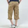 2026 Aliexpress Verano Pantalones Tácticos Rectos Multibolsillos para Hombre Deportivos para Viajar Frescos Ropa de Trabajo Pantalones Cortos Venta al por Mayor