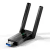 Placa de Rede USB Sem Fio Driver-Free 300m Mini 1300m Receptor Transmissor Wifi Sem Fio 2.4G-5G