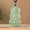Atacado de fábrica material externo imitação Jade Hetian Jasper Pingente Guanyin masculino e feminino pingente de jade Buda da água ensolarada colar