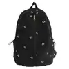 Mochila Nueva Fresca y Dulce de Colores Caramelo Estilo Japonés de Alto Valor Estético con Lazo para Estudiantes de Secundaria y Preparatoria, Bolso Ligero de Doble Hombro