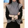 Chaleco Tejido Reversible Casual para Mujer, Suéter Base para Primavera y Otoño, Chaleco Elegante sin Mangas, Top Elegante
