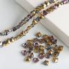 Colgante de Cristal de Vidrio Galvanizado Mariposa Agujero Mediano de 8 mm Material para Joyería DIY Pulsera Uñas Artísticas Accesorios para Collares