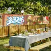 Bandeiras de Natal Novas Transfronteiriças, Painel de Decoração para Festa de Feriado, Tecido para Pendurar no Jardim, Bandeiras Coloridas, Feito Sob Medida