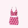 Nuevo Traje de Baño de Dos Piezas Sexy para Mujer con Tela de Toalla Floral Tailandesa, Bikini de Moda para Vacaciones en la Playa Estilo Ins