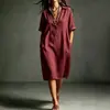 2026 Amazon Europa Transfronterizo Verano Nuevo Vestido Chaleco sin Mangas para Mujer Cuello en V Volante Suelto