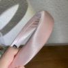 Diadema elegante y suave para primavera y verano, nueva, de satén mercerizado, accesorio para el cabello, color sólido, color Morandi, parte superior craneal alta, diadema de esponja gruesa