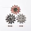 Venta Directa de Fábrica Hebilla de Diamantes de Imitación Ojo de Caballo Colorida Decoración de Broche de Flor para Traje Vestido Accesorios de Hebilla para Zapato Bolsa DIY