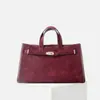 Otoño/Invierno 2026 Exportación Transfronteriza Piel Sintética Gamuzada Bolso Tote Grande para Viaje Diario Bolso de Mano Bolso Cruzado de Piel Genuina para Laptop