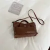 Bolso de Hombro Tejido a la Moda y de Lujo para Debajo del Brazo, Bolso de Mano para Viajes de Estilo Europeo y Americano con Correa Larga para el Hombro, Bolso Tipo Almohada de Exportación