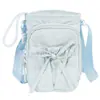 Bolsa Todo en Uno para Taza de Agua de Teléfono Móvil Bolsa Portátil para Botella de Agua Estilo Coreano Bolso Cruzado Bolso de Hombro Pequeño con Lazo Simple para Ciclismo y Viajes