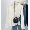 2026 Ropa de Otoño e Invierno para Mujer Tallas Grandes Nuevo Estilo Camisa Base de Punto con Doble Cremallera para Chicas Gorditas mm Suéter Superior 8811