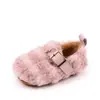 Sapatos de Bebê Novo Estilo Pelúcia Sola de Borracha Antiderrapante Sapatos de Bebê para Meninos e Meninas Sapatos para Crianças Pequenas