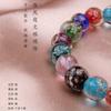 Pulsera de Cristal Gris Fragante que Brilla en la Oscuridad para Mujer, Más de Diez y Tesoros, Cuentas de Transferencia Financiera de Bestia Traga Oro, Lote de Joyería de Puesto de Lugar Escénico de Templo